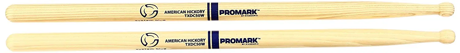 Promark от D'addario Американский Hickory TXDC50W деревянный наконечник марширующие барабанные палочки Daddario