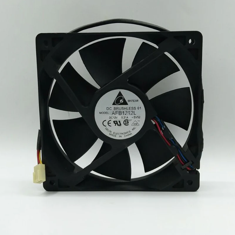 

AFB1212L12CM 12025 120*120*25MM 0.60A DC 12V Ball Bearing Cooling Fan