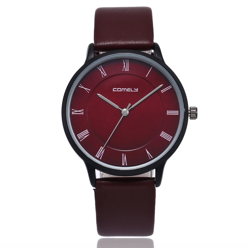 

Sloggi Creative Women Casual Fashion Quartz Large Dial Wristwatches Ladies Leather Hot Sale Women Watch with Japan Movt