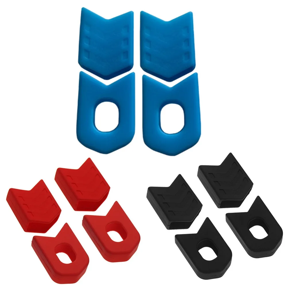 

Outdoor Silicone Bicycle Crank Arm Cover Universal Mountain Bike Crank Protective Cover Set Bicycle Accessories Crank Cover