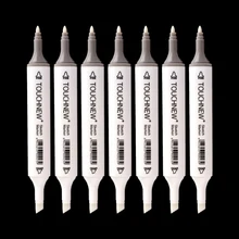 TOUCHNEW 0# бесцветный блендер на спиртовой основе, двусторонний маркер для рисования манги и скетчинга с высоким качеством чернил