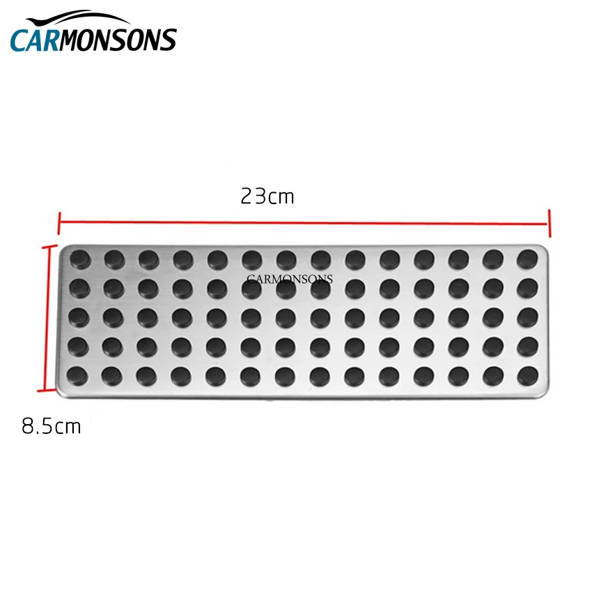 Carmonsons, нержавеющая сталь, тормоза, газ, топливо, ножной упор, педали, Накладка для Infiniti Q30 QX30+, аксессуары для стайлинга автомобилей