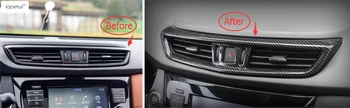 

Lapetus Accessories For Nissan X-Trail X Trail T32 Rogue 2014 - 2020 Central Air Conditioner AC Outlet Vent Molding Cover Trim