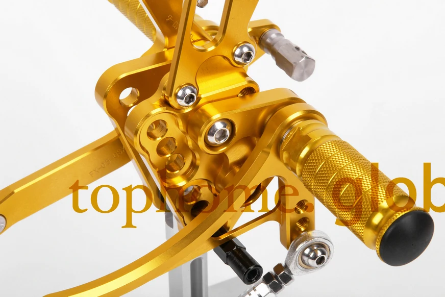 

Free Shipping Motorcycle Golden CNC Rearsets Foot Pegs Rear Set For Suzuki GSXR1000 2005-2006 motorcycle foot pegs