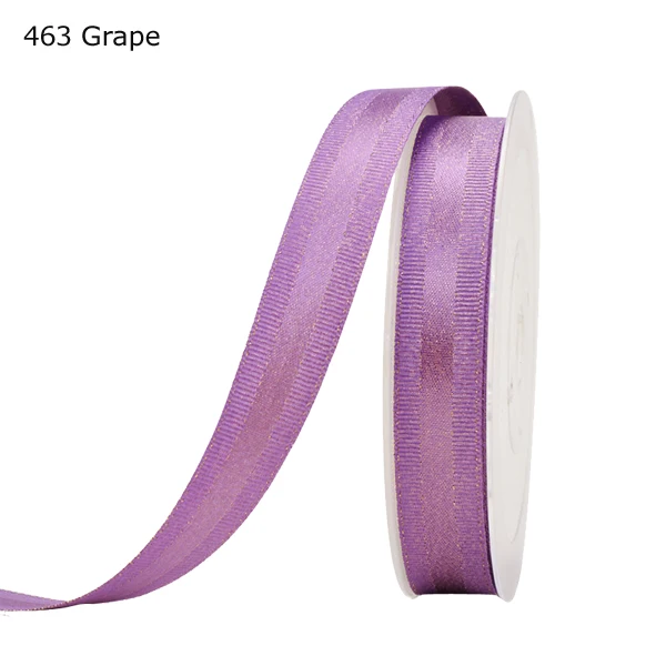 Gold Purl Grosgrain Edge Satin Ribbon 463