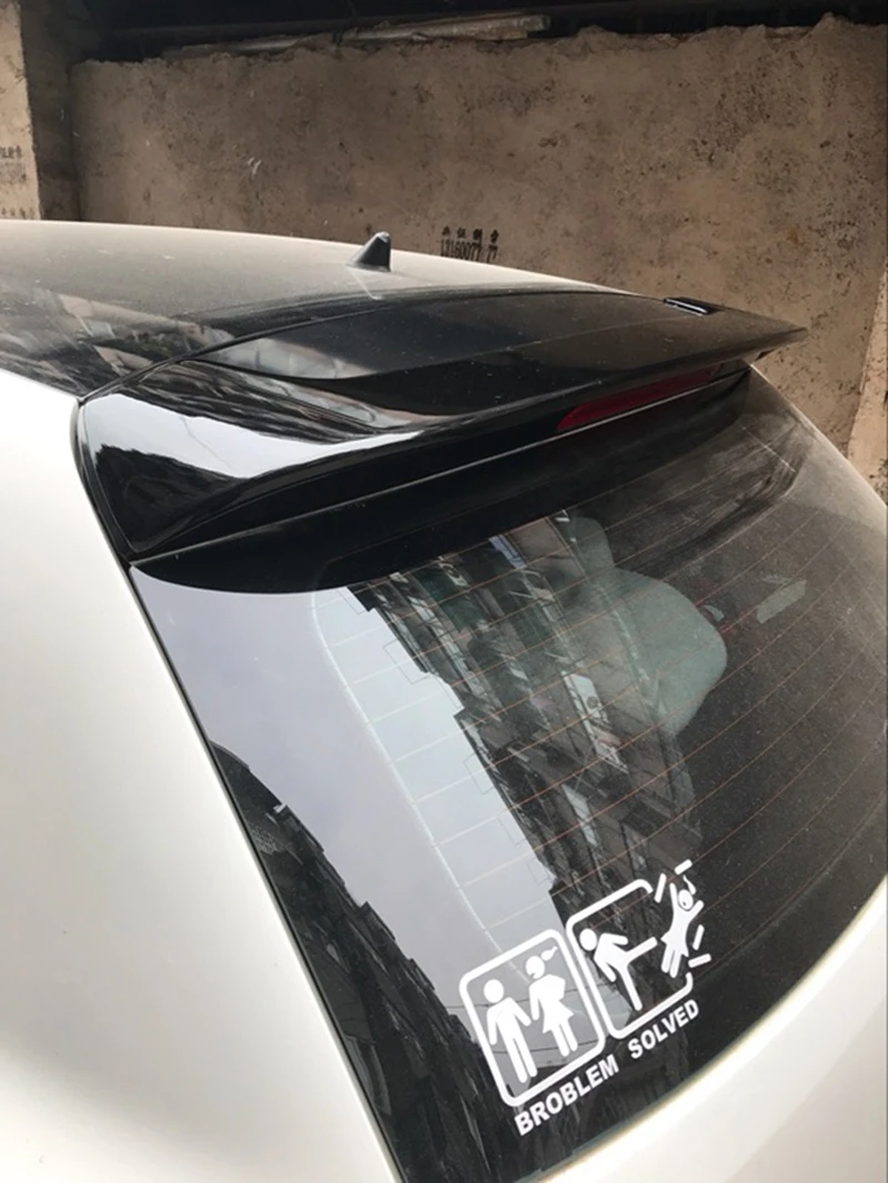 Используется для VW polo спойлер 2010 2018 высокого качества ABS Материал покраска цвет