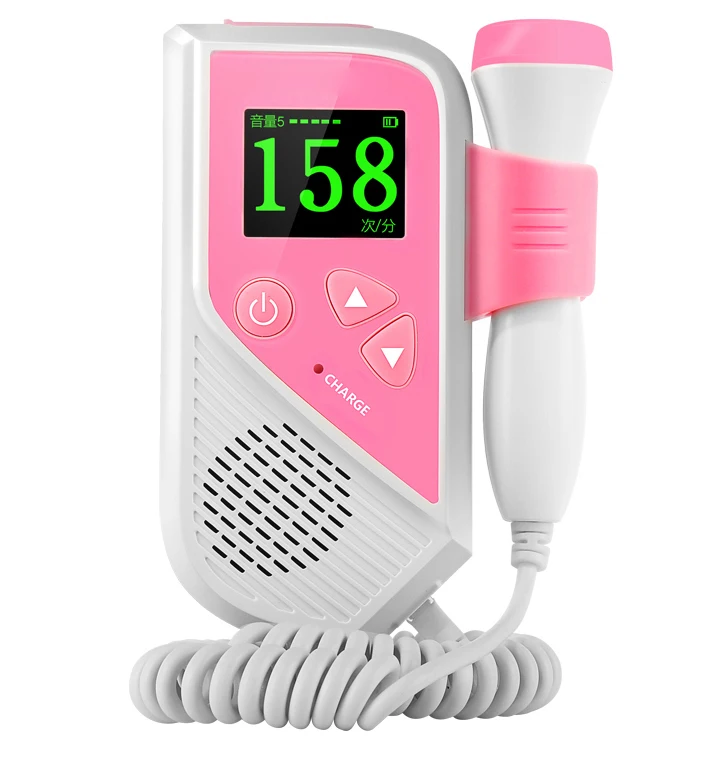 Зарядка доплеровский фетальный монитор сердечного ритма для беременных Для женщин дома без радиации электронный контроль детская активная деятельность инструмент