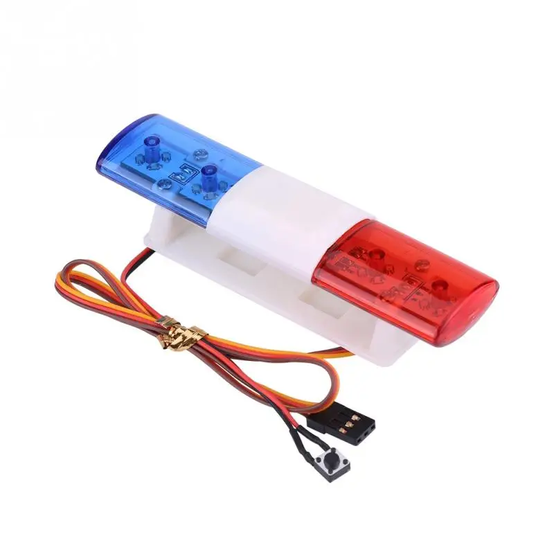 

LED Red Blue Warning Car Strobe Flashing Lights for Remote Control Car Model RC Accessory seven kinds of flashing models