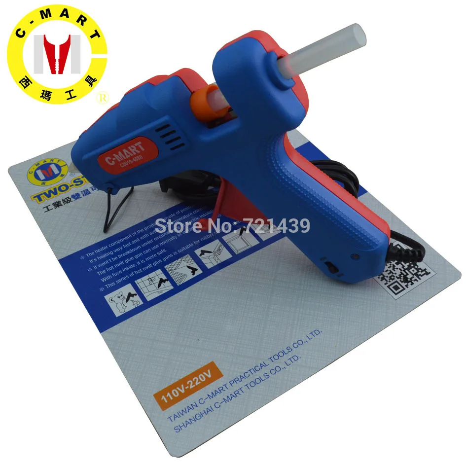 

C-MART tools40~80W 110-240V Two step hot melt glue gun Professional Mini Electric Heating Hot Melt Glue Gun Free Shipping C0019