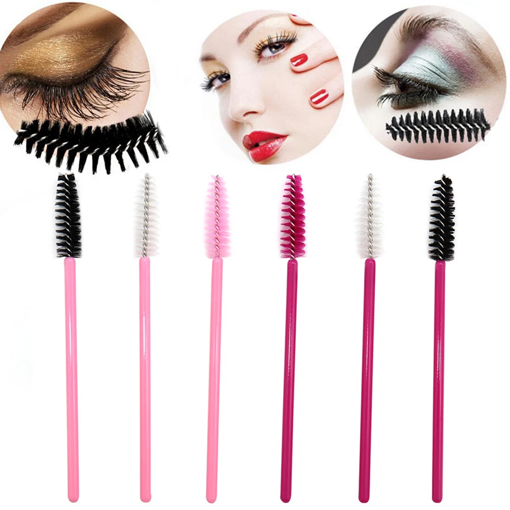 

50Pcs Eyelash Brush Disposable Comb Mascara Wands Applicator Eye Lashes Extension Tool Professional Beauty Makeup Tool For Women