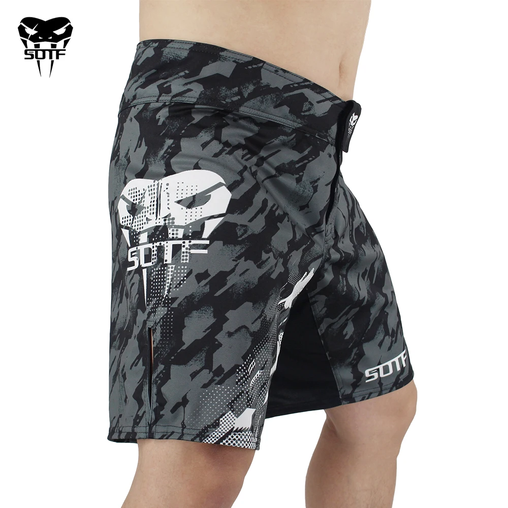SOTF mma взрослые ядовитые камуфляжные мужские и женские Геометрические боксерские