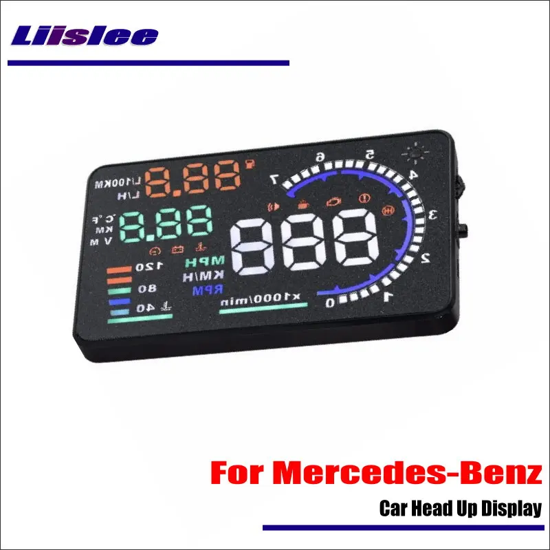 Для Mercedes Benz C/E/G/M/S Class 2010 2019 AUTO HUD OBD2 автомобильный дисплей для вождения экран
