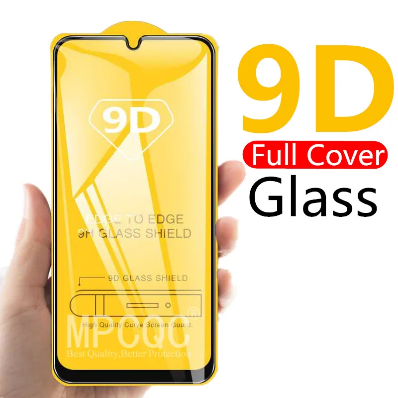 9D Screen Protector Tempered Glass For Xiaomi Redmi 7A Note 7 Pro Full Cover Front Film Toughened Case | Мобильные телефоны и