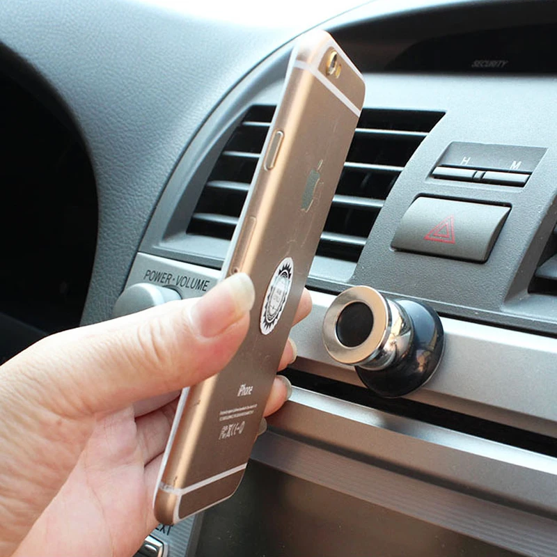 

car-styling car phone holder 360 - degree rotating magnetic multi-function car phone Universal magnet support navigation frame