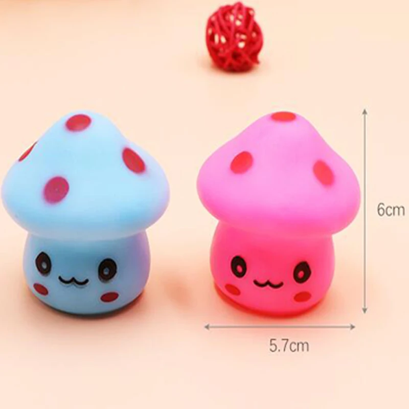 Baby Bedroom Lamps Night Light Cartoon mushroom Pvc Plastic Sleep Led Kid Lamp Bulb Nightlight For Children Lamp Battery Powered (8)