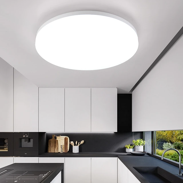 Lover plus du er Nordic Modern Designer Round White Led Ceiling Light Fixtures Lamp For  Living Room Loft Decor Kitchen Dining Room Bedroom - Ceiling Lights -  AliExpress