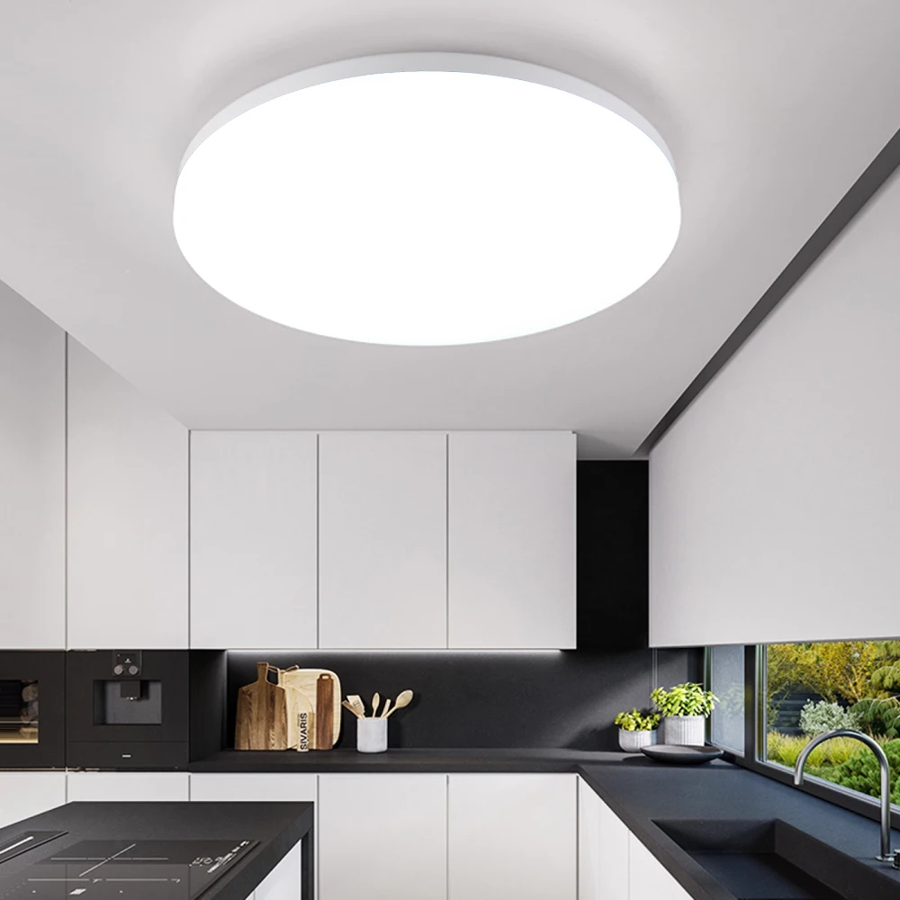 Günstig Nordic Moderne Designer Runde Weiß LED Decken Leuchten Lampe für Wohnzimmer Loft Dekor Küche Esszimmer Schlafzimmer
