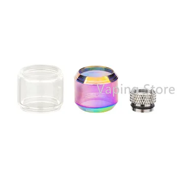 

VooPoo UFORCE T1 T2 Tank 5ml Extension Kit One Adapter One Clear One Rainbow Bulb Glass