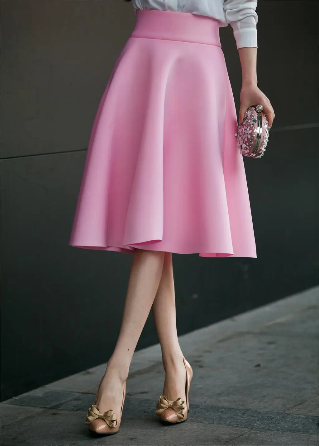 Clobee женские юбки, женская элегантная юбка с высокой талией, плюс размер 5XL 6XL, винтажные, винно-красные, черные юбки до колена, M921