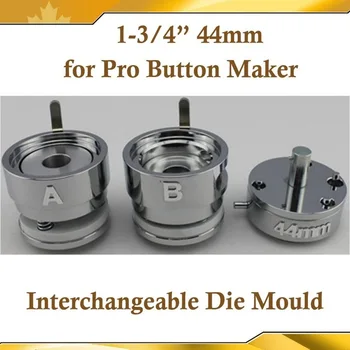 

Round 1-3/4"(44mm) Interchangeable Die Mould for New Pro Badge Machine Button