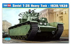 

Hobby Boss 1/35 scale tank models 83843 Soviet T-35 heavy chariot 1938/1939 type