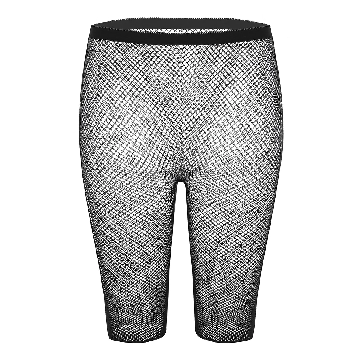 Iiniim, женское прозрачное сексуальное нижнее белье, Колготки с высокой талией, леггинсы до колен, облегающие для клубной одежды - Цвет: Small Fishnet