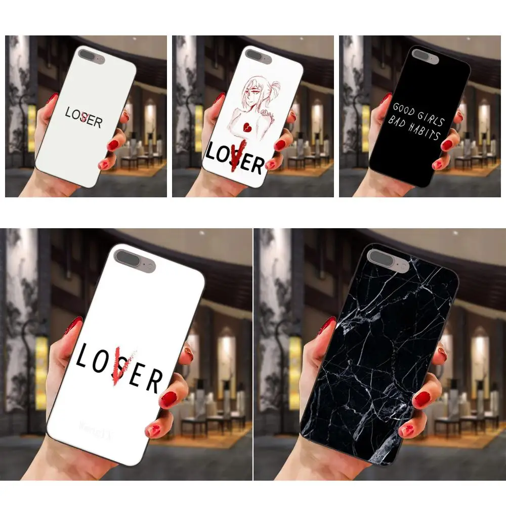 Забавные цитаты Loser Lover для Samsung Galaxy A3 A5 A6 A6s A7 A8 A9 Star Plus 2016 2017 2018 мягкие чехлы