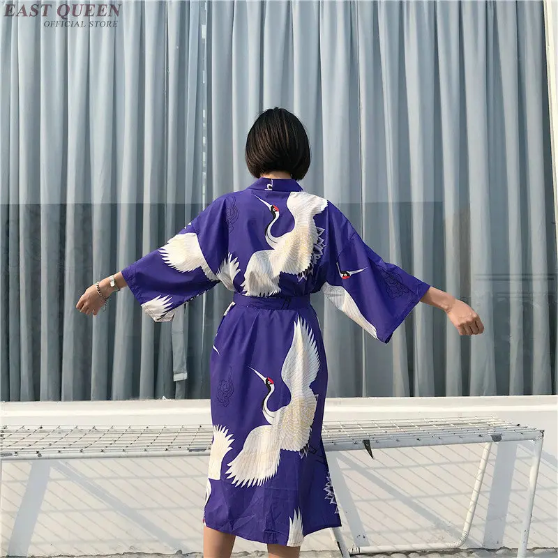 Кимоно Кардиган длинная рубашка для женщин harajuku стильная одежда Японская уличная одежда праздничный пляжный кардиган AA3972