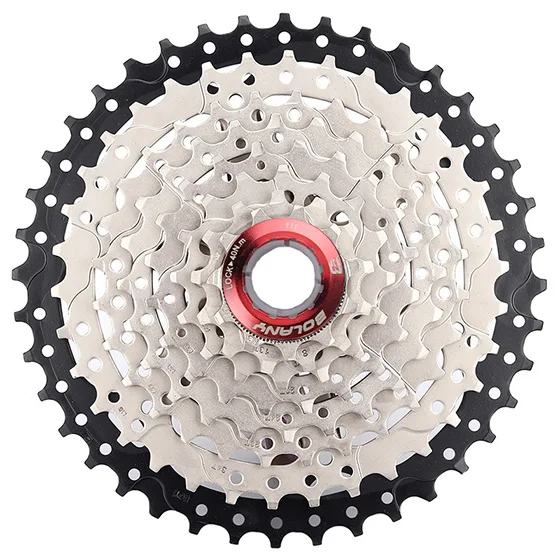 Bolany MTB 8 скоростной велосипед Freewheel 11-40T 42T кассета для горных велосипедов инструмент запасные части для велосипедов Совместимость для M410 Sram X4 - Цвет: 8S 11-40T Red cover