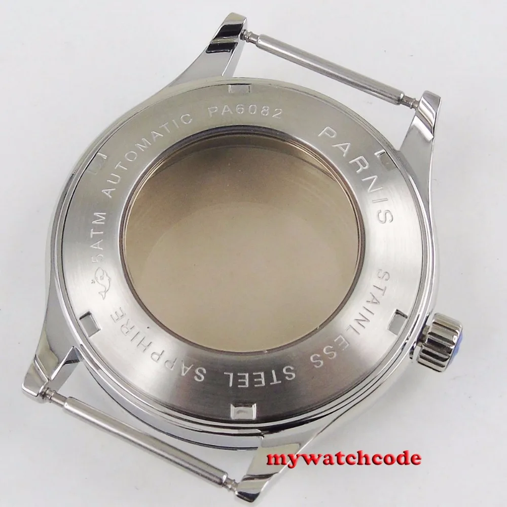 42mm 316L steel sapphire glass automatic Watch Case fit 24 jewels NH35 MOVEMENT 42mm 316L steel sapphire glass automatic Watch Case fit 24 jewels NH35 MOVEMENT