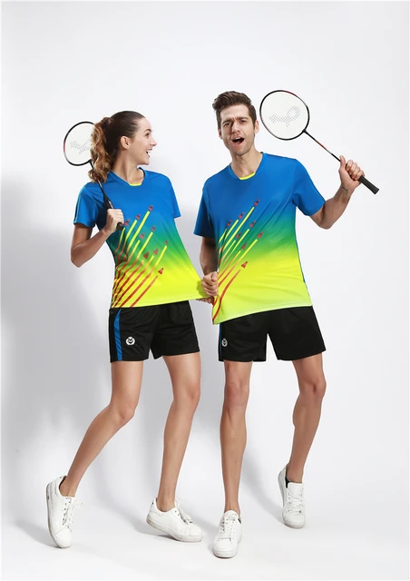 Badminton męskie damskie ubrania sportowe tenis stołowy 1 zestaw sport damska odzież sportowa gra kobieta tenis stołowy Badminton zestawy koszula tanie i dobre opinie BHWYFC Pasuje prawda na wymiar weź swój normalny rozmiar men women Student teen unisex girls boy Breathable Quick Dry Anti-Pilling Anti-Shrink Anti-Wrinkle Badminton męskie damskie ubrania sportowe tenis stołowy 1 zestaw sport damska odzież sportowa gra kobieta tenis stołowy Badminton zestawy koszula tanie i dobre opinie BHWYFC Pasuje prawda na wymiar weź swój normalny rozmiar men women Student teen unisex girls boy Breathable Quick Dry Anti-Pilling Anti-Shrink Anti-Wrinkle