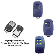 Автоматический удаленный контроль копирования ворот DEA 433-1 433-2 433-4 желтая кнопка универсальный пульт дистанционного управления, передатчик 433,92 МГц, брелок-контроллер