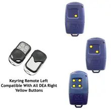 DEA 433-1 433-2 433-4 Garage Door Remote Control Compatible Remote Universal remote control, transmitter 433.92 MHZ Key Fob electric control lock remote control system press on release off time delay 3 12s garage entrance door remote controller 315 433