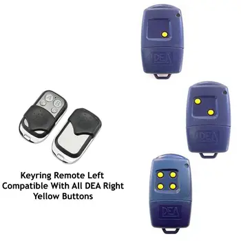

Automatic Gate remote control copy DEA 433-1 433-2 433-4 yellow button Universal remote control, transmitter 433.92 MHZ Key Fob