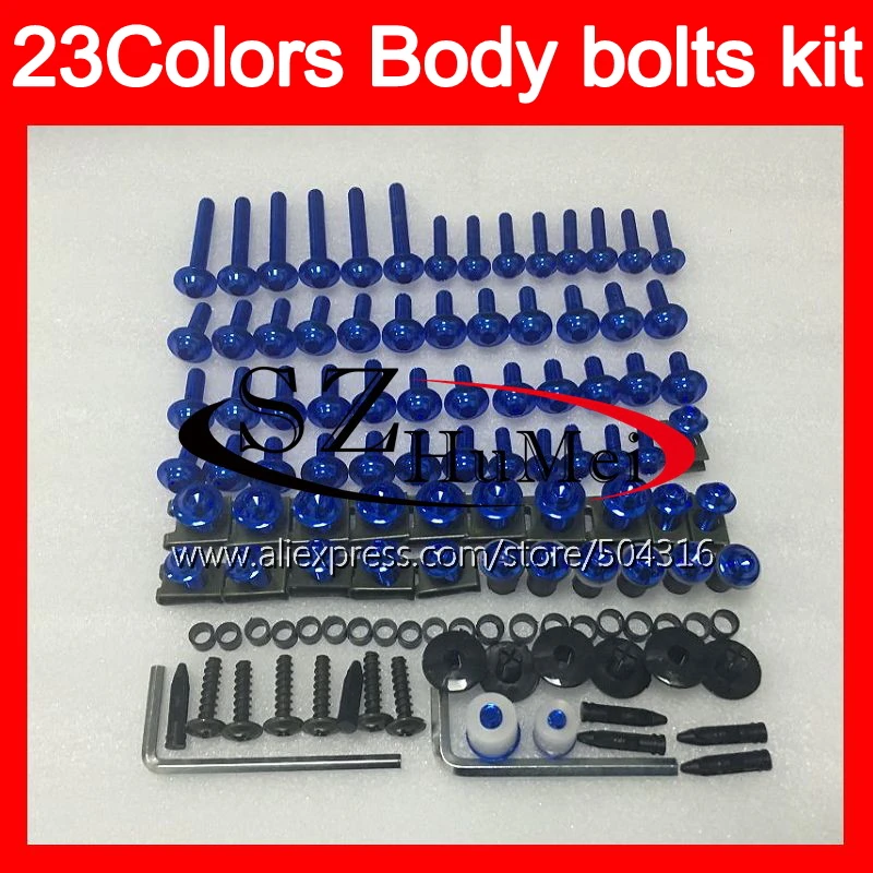 Fairing Bolt Kit CNC Complete Bodywork Kit Windshield Screws For Yamaha FJR1300 FJR 1300 2003 2004 2005