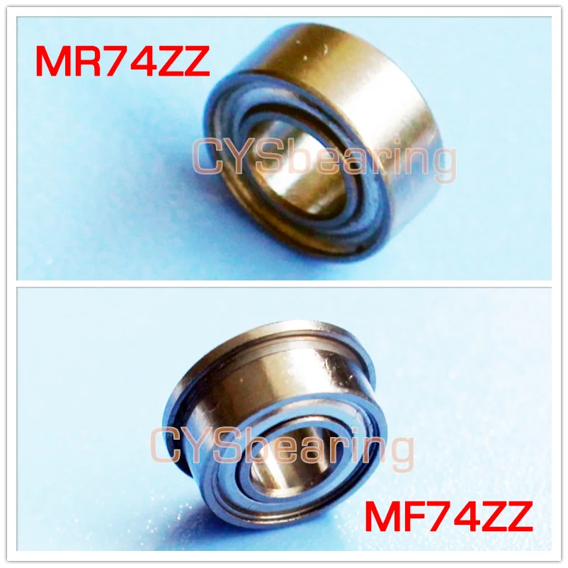 MF74ZZ фланец MR74ZZ Миниатюрный Мини 4*7*2 5 мм хромированная сталь глубокий паз