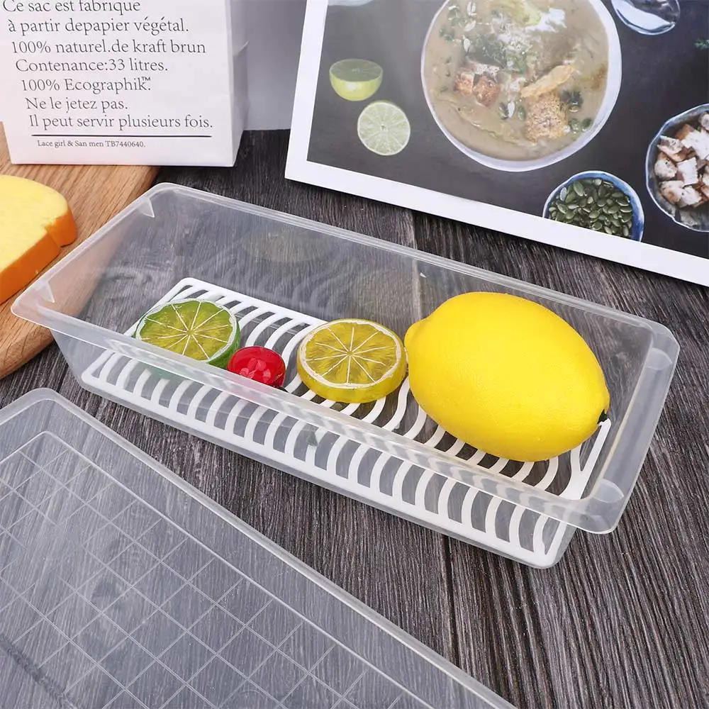

1pc storage Boxes Food Storage Container Refrigerator Storage Box Fresh Keeping Kitchen Organization Containers household
