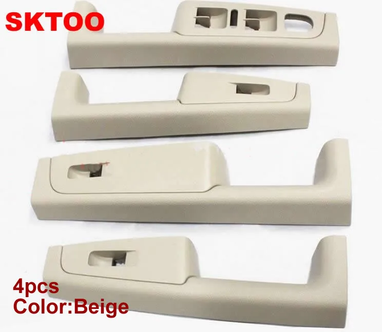 SKTOO(бежевый) для Skoda Превосходная внутренняя дверная ручка подлокотник, коробка переключателя внутри двери перчаточного пакета