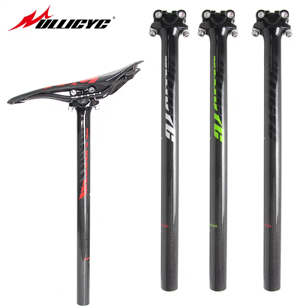 Full Carbon fiber Road MTB Bike saddle Seat post 27.2//30.8//31.6 Seatpost 350//400