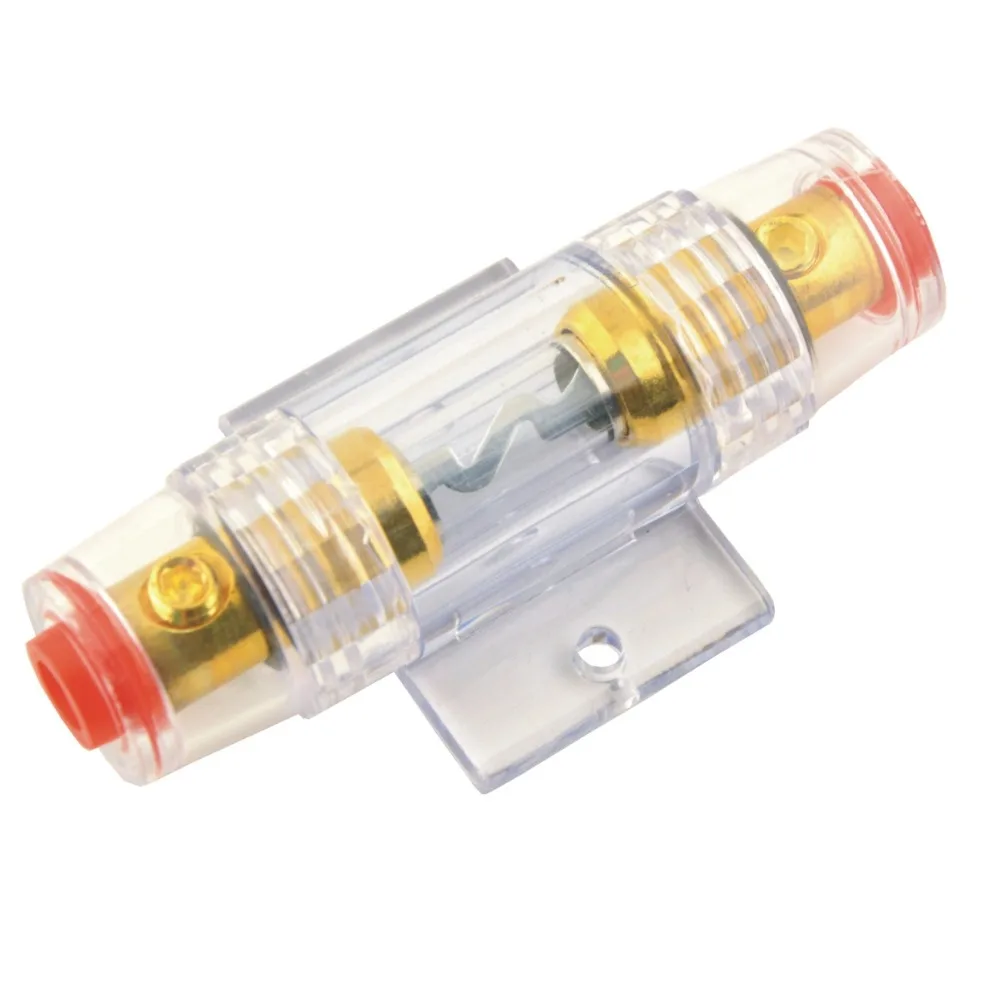 F001 Car Amplifier Inline 60A Gold Plated AGU Fuse Holder