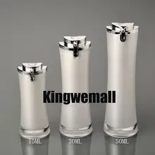 100 шт/партия Высококачественная емкость 30 мл косметическая упаковка акриловая лосьон-крем бутылка пластиковый контейнер FI05