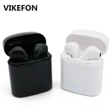 VIKEFON i7s TWS мини беспроводной Bluetooth наушники стерео вкладыши гарнитура с зарядным устройством Mic для iPhone Xiaomi samsung Телефоны