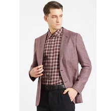 Новое поступление Модная Куртка Блейзер мужская приталенная мужская куртка повседневный костюм Куртка Блейзер Masculino мужское платье для выступлений на сцене