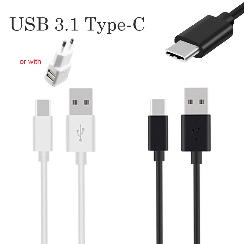 1 м USB-C 3 type C кабель для быстрой зарядки или + EU зарядное устройство Elephone p9000/m3/Ulefone