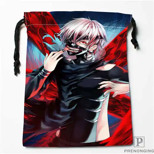 На заказ Печать _ tokyo_ghoul сумки для покупок на шнурках дорожный мешочек для хранения плавание пеший Туризм игрушка сумка унисекс мульти