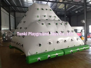 

Hot-sale sea play toys climbing wall inflatable water iceberg float