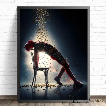 

Deadpool 2 Superhero Movie Figure Canvas Prints Modern Painting Posters Wall Art Pictures For Living Room Decoration No Frame