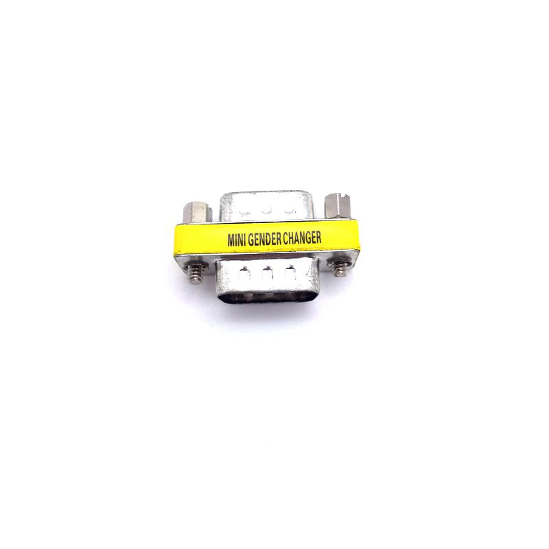

10pcs Adapter DB9 Male to DB9 Male Converter Connector High Quality