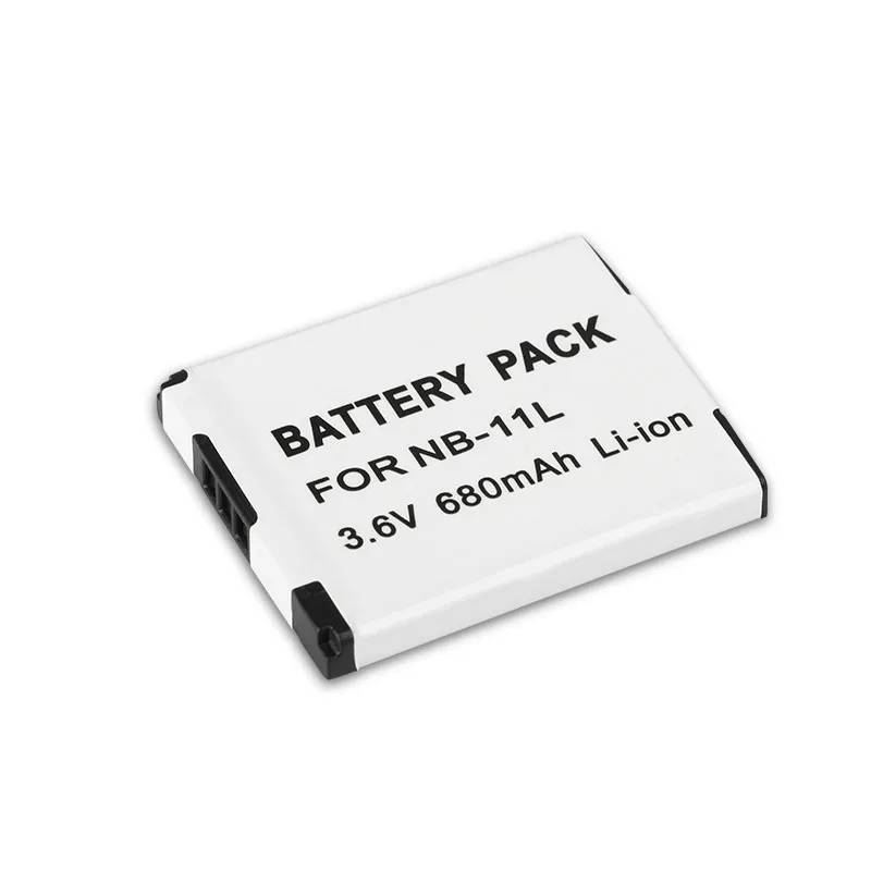 

MJKAA 2PC 680mAh NB-11L Rechargeable Digital Camera Pack for Canon A2300 A2400IS A2600 A3400IS A3500IS A4000 NB11L NB 11L