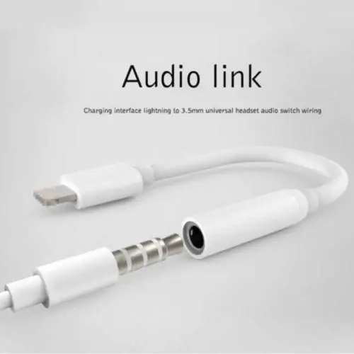 3,5 мм разъем для наушников Aux Кабель-адаптер Fo Apple iPhone 8/7